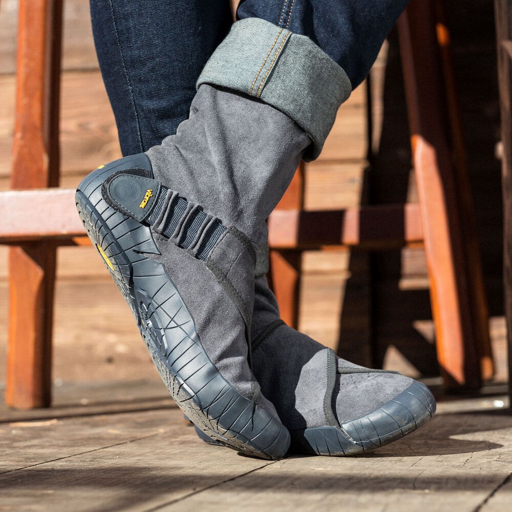 Botas Mujer Grises - Furoshiki Eastern Traveler Mid - GVYRWN-820